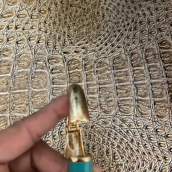 Turquoise bracelet with Rhinestone. - Picture 7 of 7